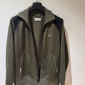 Coach Olive Green Zip-Up Jacket